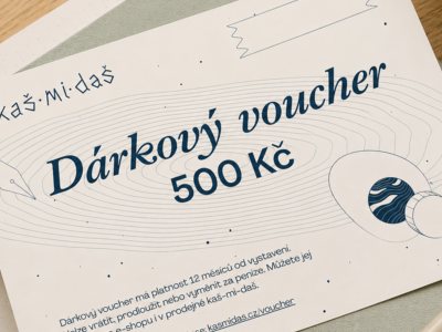 Dárkový voucher kaš-mi-daš 500 Kč